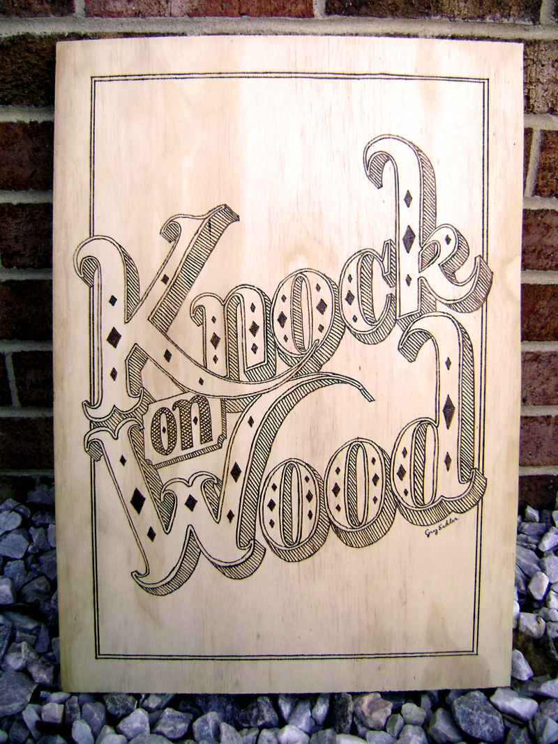 knock on wood